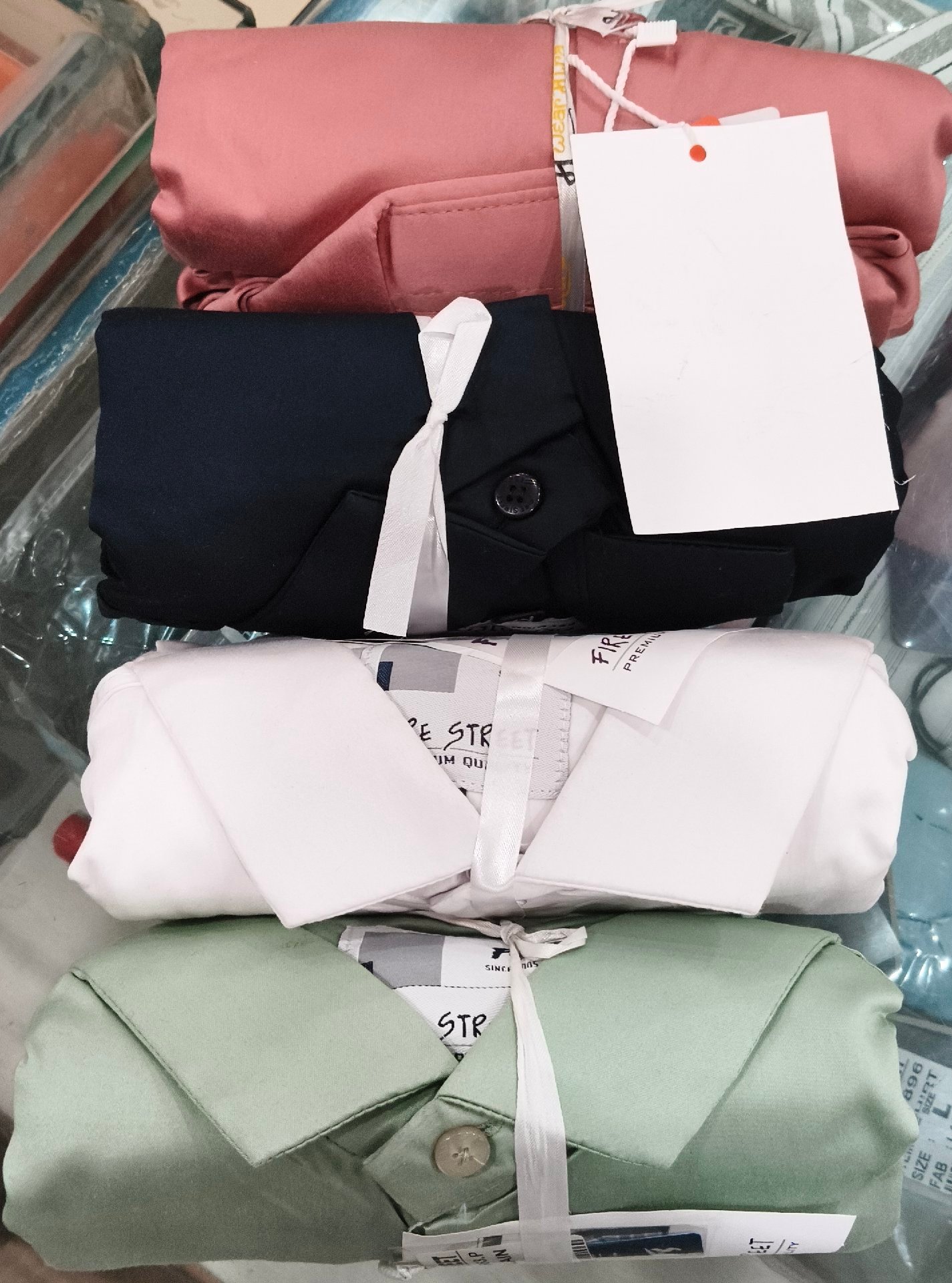 white pant shirts size formal dress
